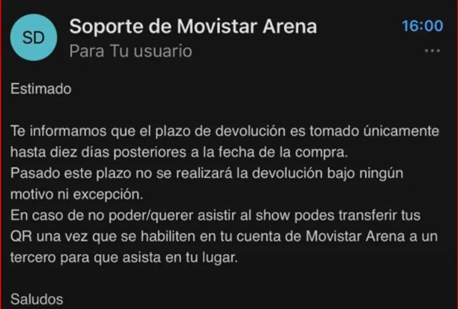 La decisión del Movistar Arena sobre el show de Rosalía tras la cancelación de los fans