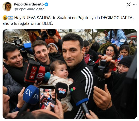 Los memes de Lionel Scaloni en Pujato