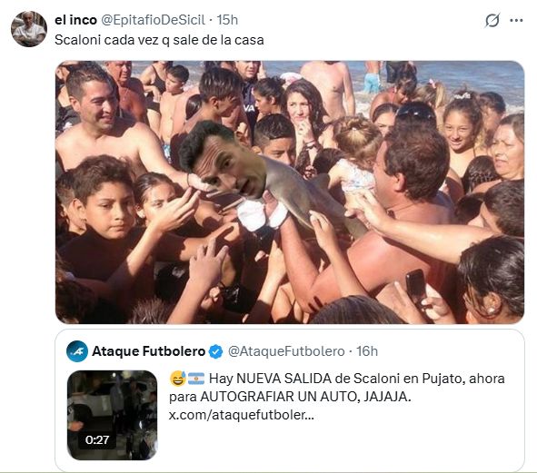 Los memes de Lionel Scaloni en Pujato