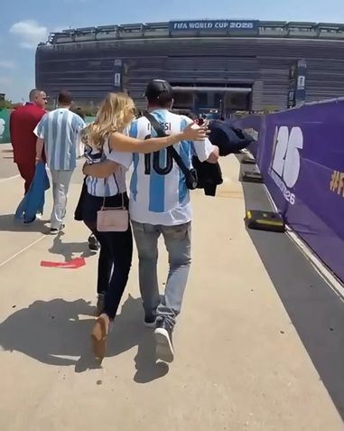 Luisana Lopilto y Michael Bublé