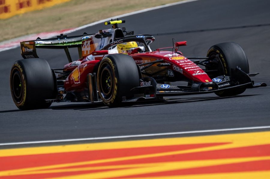 Lewis Hamilton en el GP Hungría