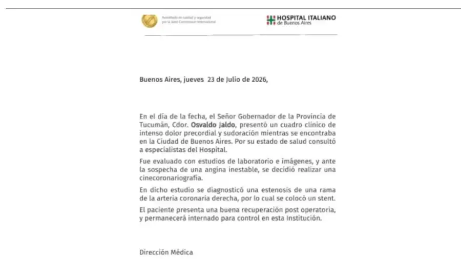 Parte Osvaldo Jaldo