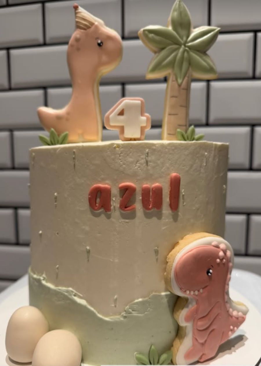 Así es la torta de cumpleaños de Azul, la hija de Dalma Maradona