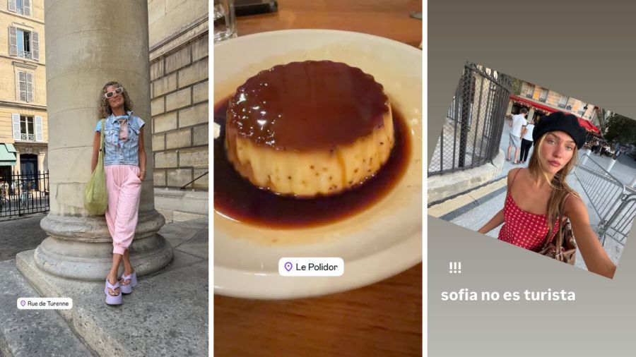 Maru Botana y Sofía Sola en París