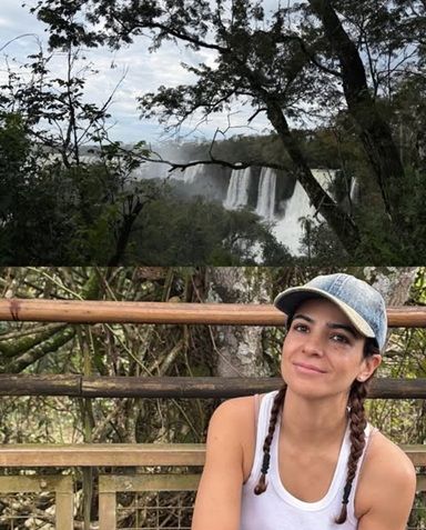 Vacaciones de Agustina Cherri y sus hijos en Cataratas del Iguazú 