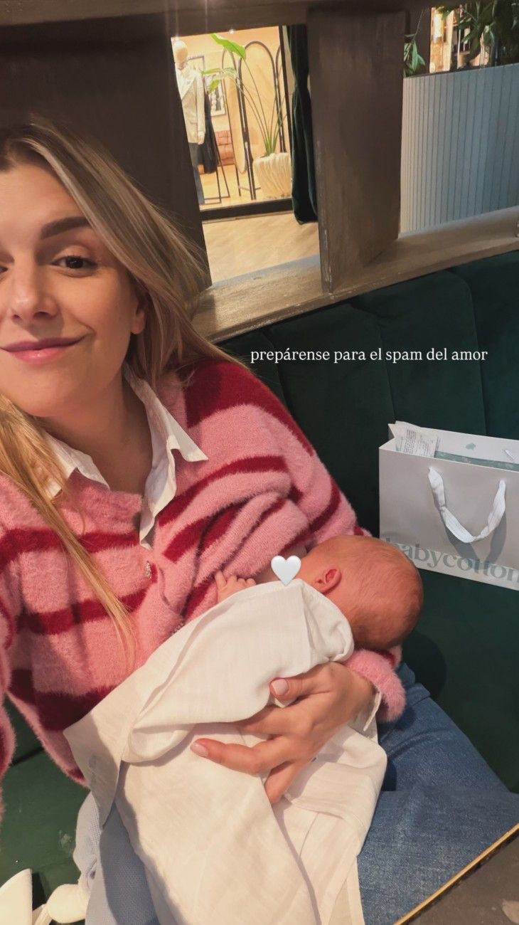Sofía Aldrey fue mamá