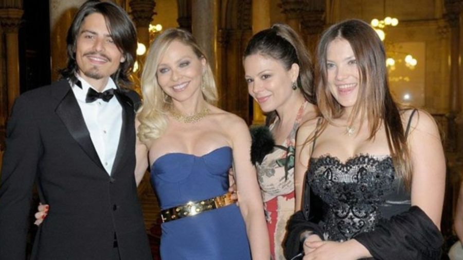 Andrea Fachinetti, Ornella Muti, Naike Rivelli y Carolina Fachinetti