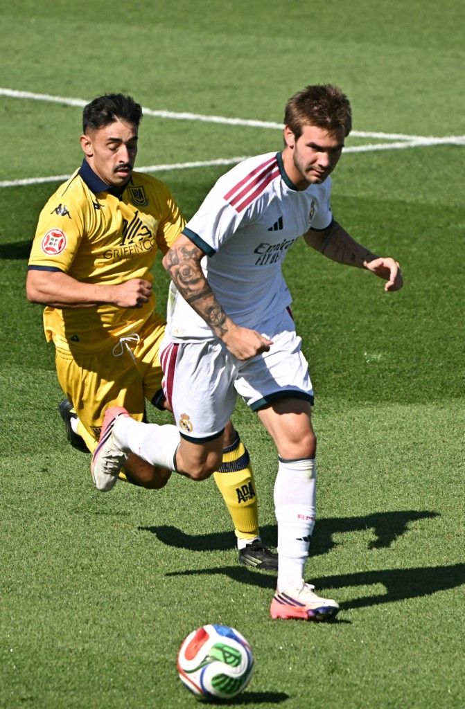 Franco Mastantuono en la pretemporada de Real Madrid