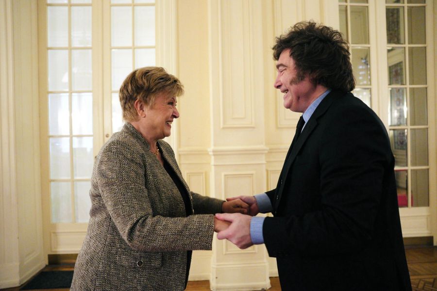 Kristalina Georgieva y Javier Milei 27072026