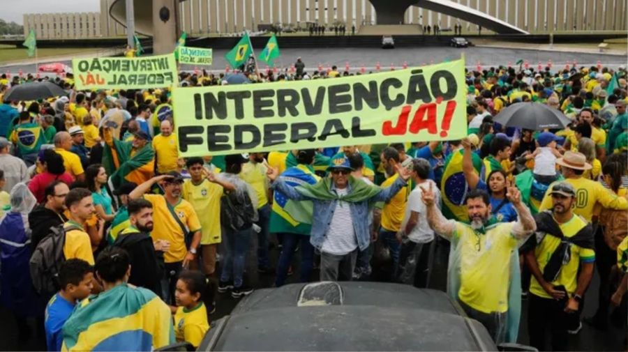 Las manifestaciones bolsonaristas que exigían una intervención federal para desconocer el resultado electoral
