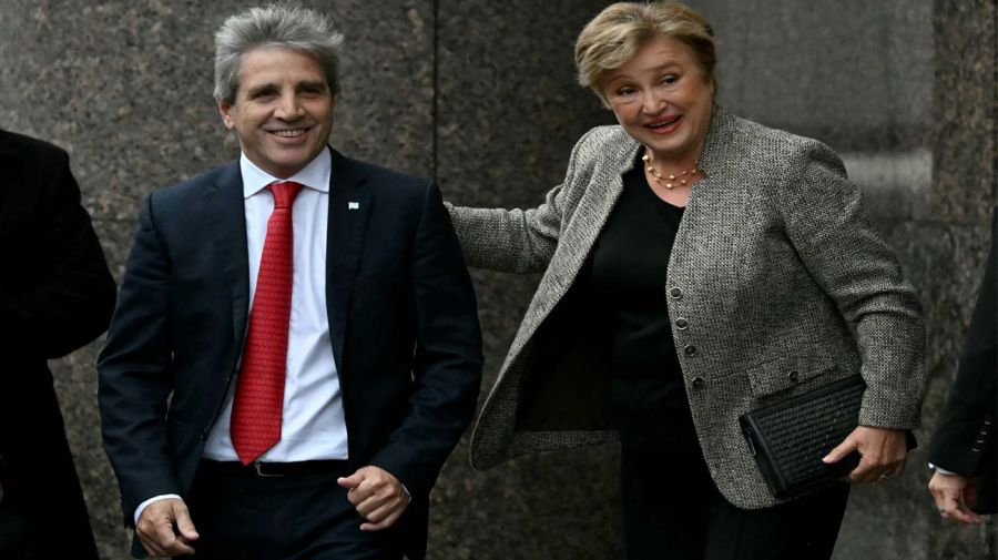 Luis Caputo y Kristalina Giorgieva FMI 27072026