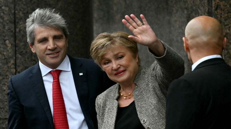 Luis Caputo y Kristalina Giorgieva FMI 27072026