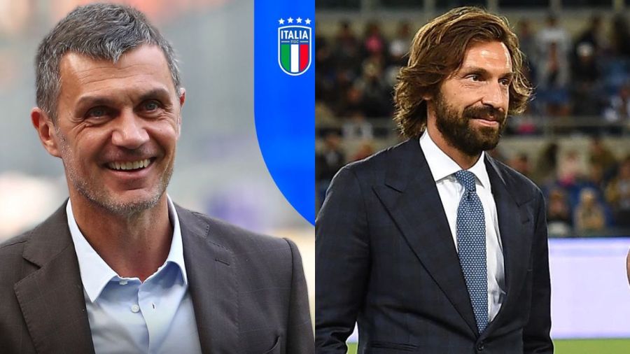 Maldini y Pirlo