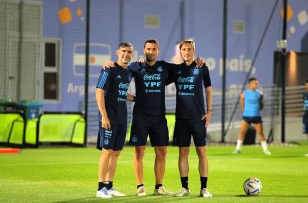 Matías Manna, integrante del cuerpo técnico de Lionel Scaloni en la Selección argentina