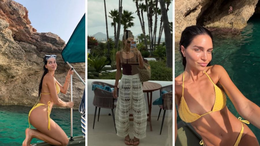 Vacaciones de Zaira Nara en Ibiza junto a sus hijos