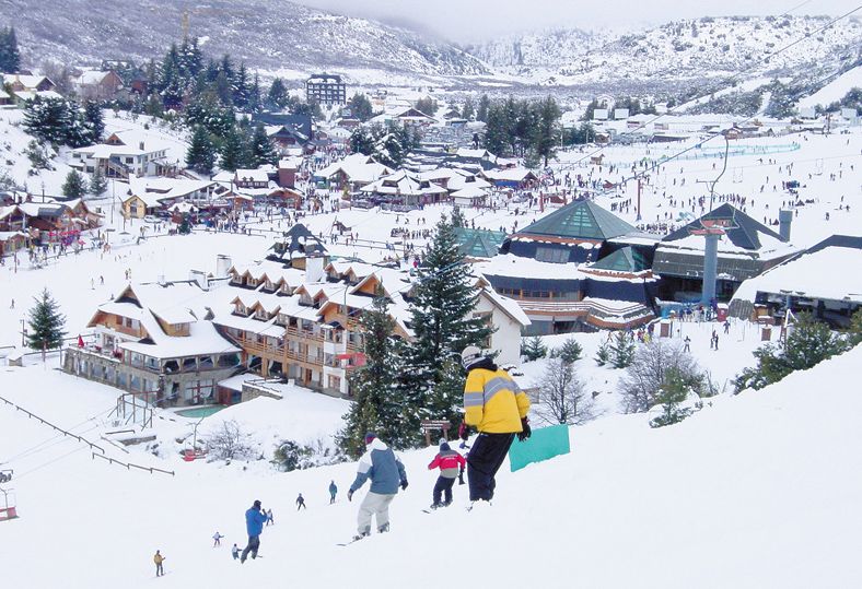 Alertan por nevadas en la Patagonia. 