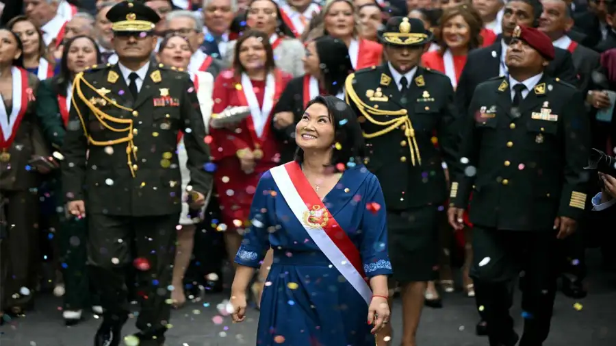Asunción de Keiko Fujimori en Perú 28072026
