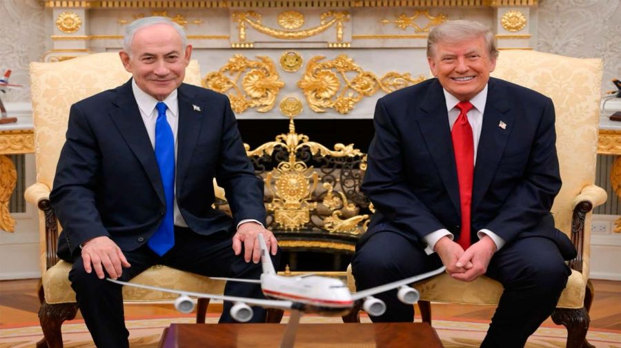 Benjamín Netanyahu y Donald Trump 28072026