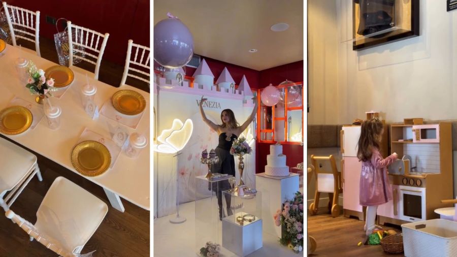 El cumpleaños de Venezia, la hija de Alex Caniggia y Melody Luz