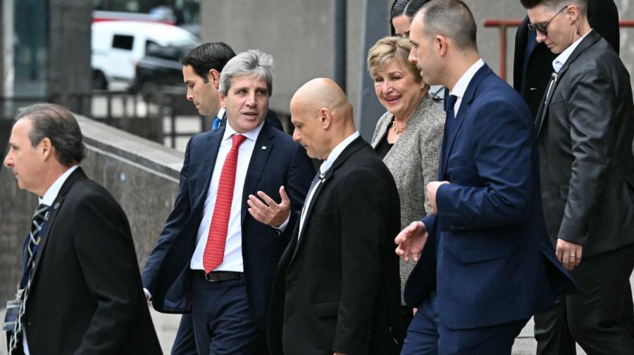 Kristalina Georgieva y Luis Caputo