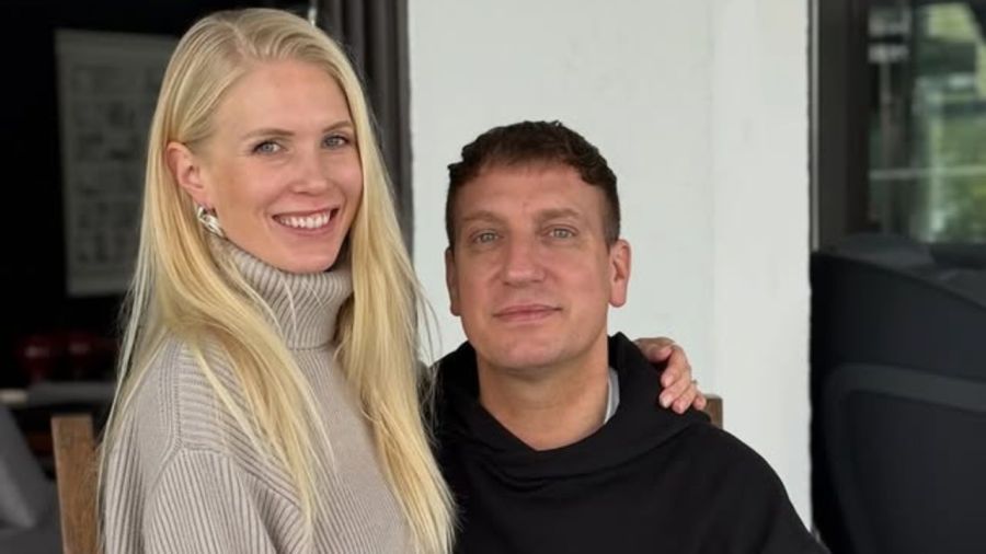 Maxi López y Daniela Christiansson