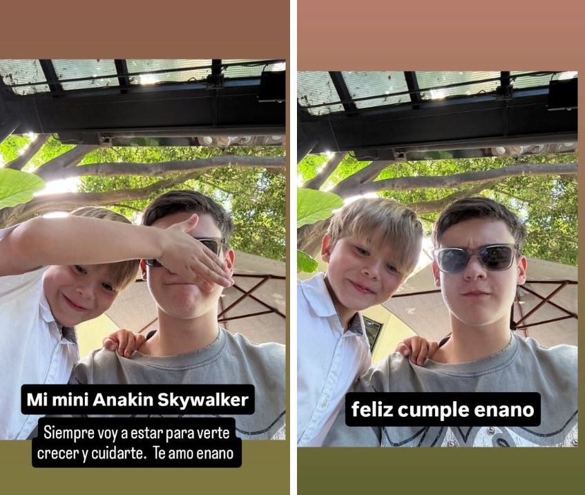 Benjamín Vicuña y sus hijos