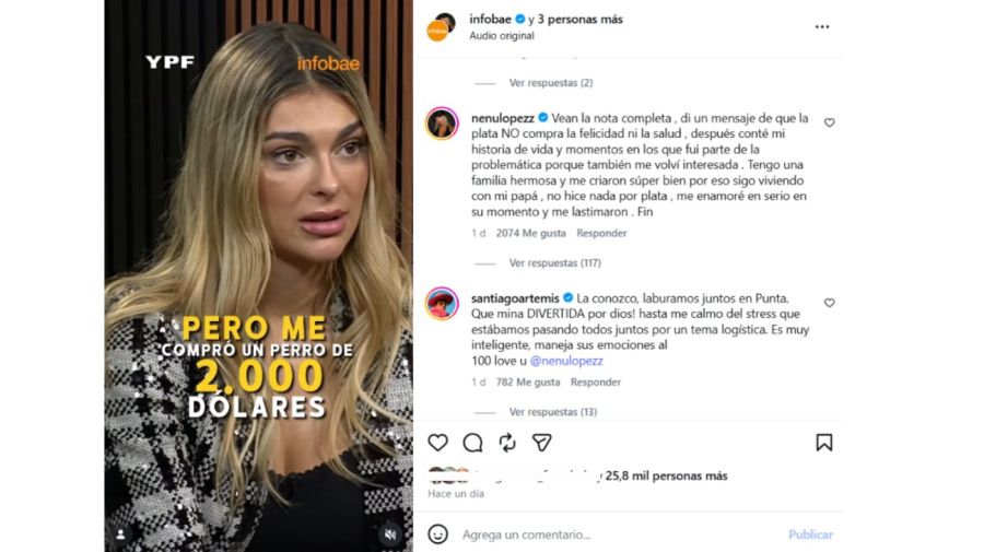 Escándalo con Nenu López