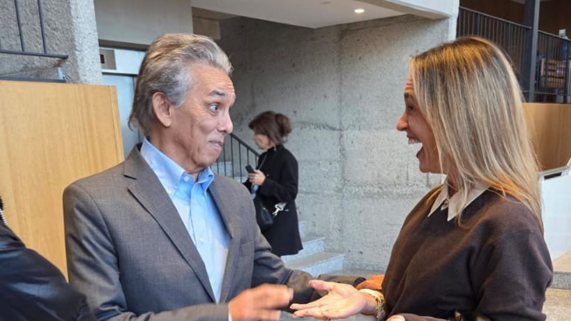 Jairo junto con María Belén Mendé
