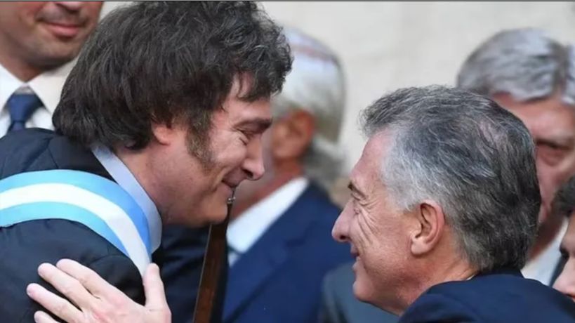Javier Milei y Mauricio Macri