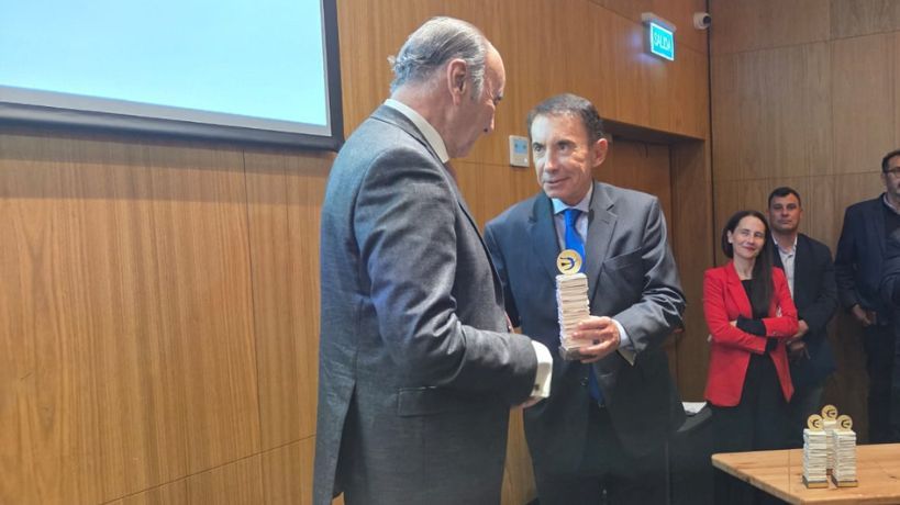 José Ignacio Cafferata Nores con Domingo Sesin