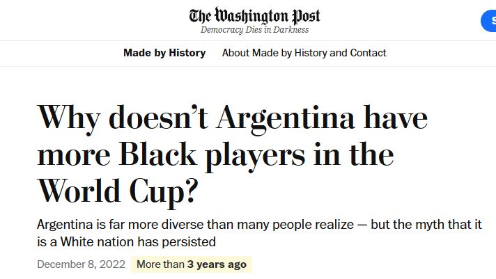 Jugadores afrodescendientes en la Selección Argentina