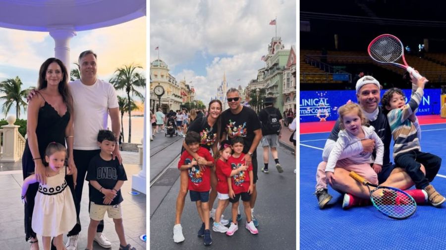 Las postales que eligió Luciana Aymar para celebrar el cumpleaños del tenista Fernando González
