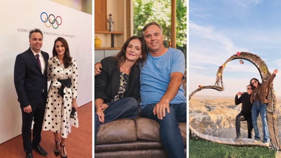 Las postales que eligió Luciana Aymar para celebrar el cumpleaños del tenista Fernando González