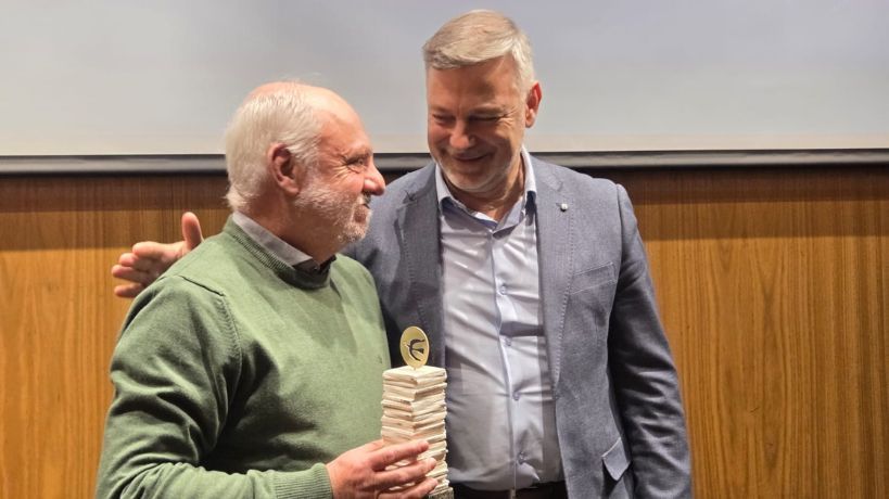 Mario Pensavalle junto con Pretto