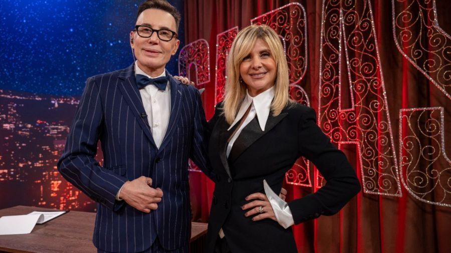 Débora Plager con Marcelo Polino