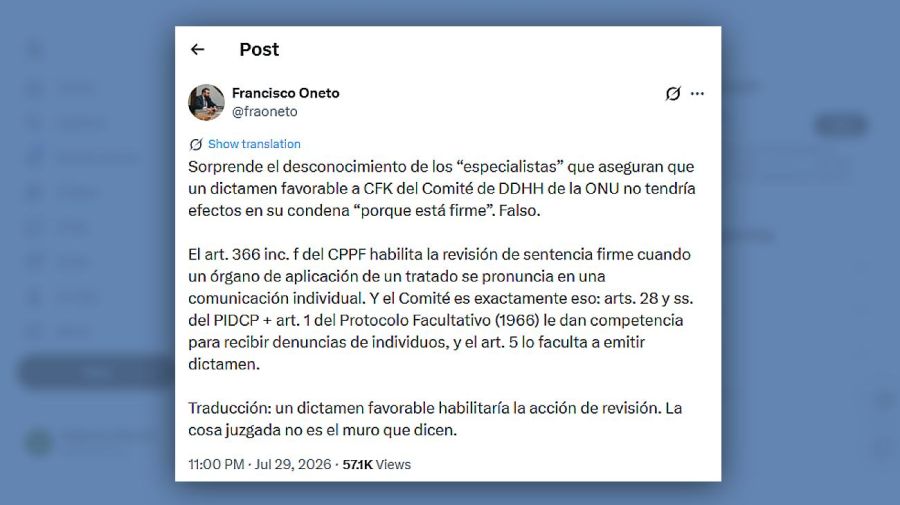 Francisco Oneto 30072026