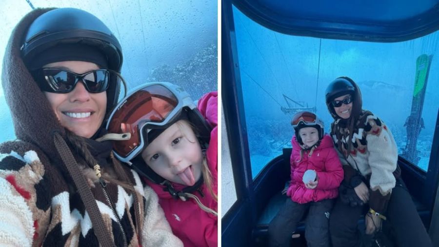 Vacaciones de Anita García Moritán y Pampita en la Patagonia