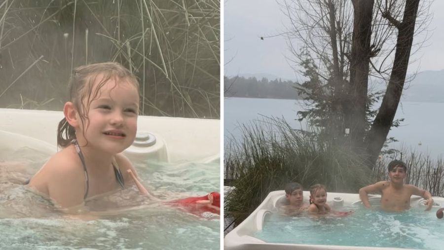 Vacaciones de Anita García Moritán y Pampita en la Patagonia
