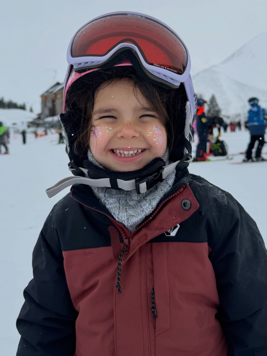 Las vacaciones de invierno de Sarah Burlando en la nieve