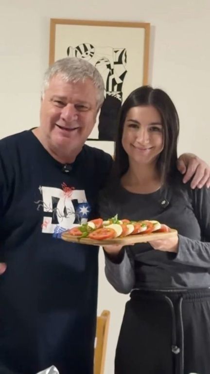 Osvaldo Príncipi y su hija Lisa