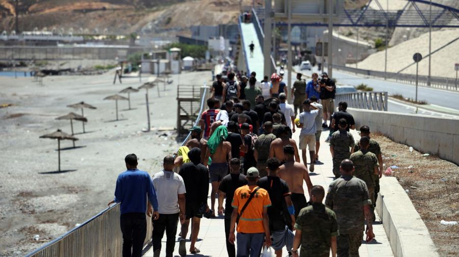 Crisis migratoria en Ceuta 03082026