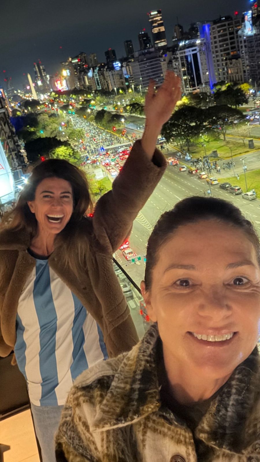 Juliana Awada junto a su amiga Javiera Álvarez