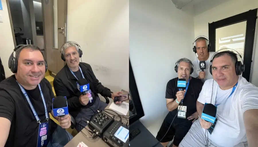 Marcelo Mantaras cubriendo el Mundial 2026