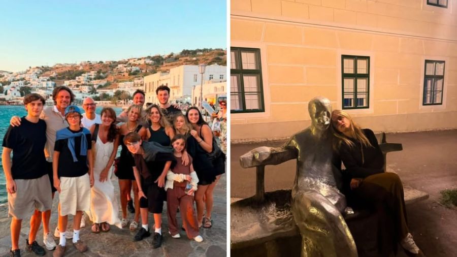 Vacaciones de Mariana Fabbiani en el Mediterráneo