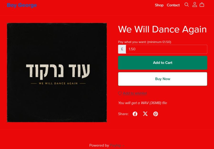 We will dance again de Boy George