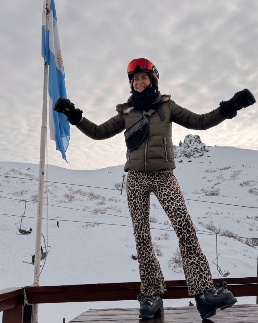 El look de Puli Demaría en Bariloche