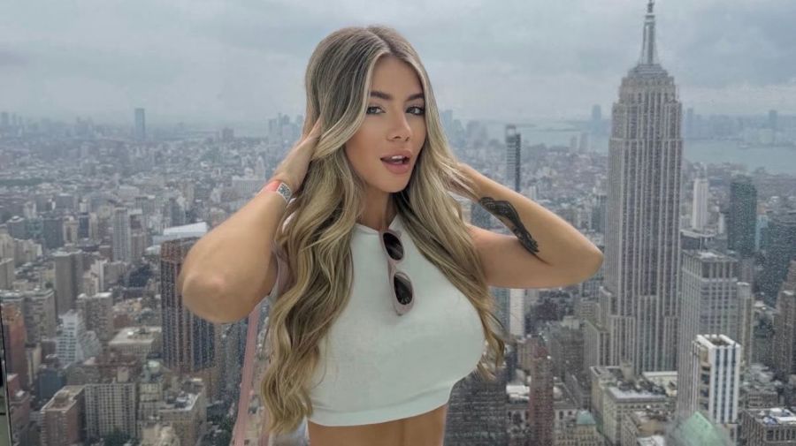 La modelo rosarina Candela Arizaga