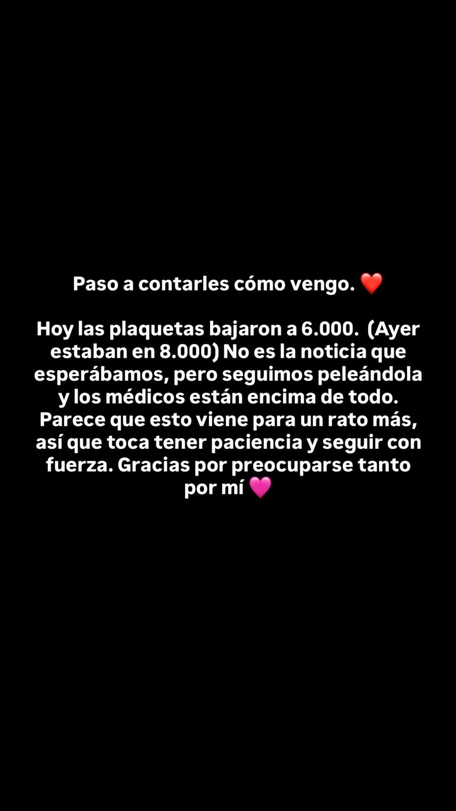 La salud de Denisse González