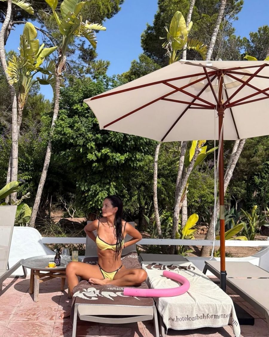 Zaira Nara en su casa de Formentera