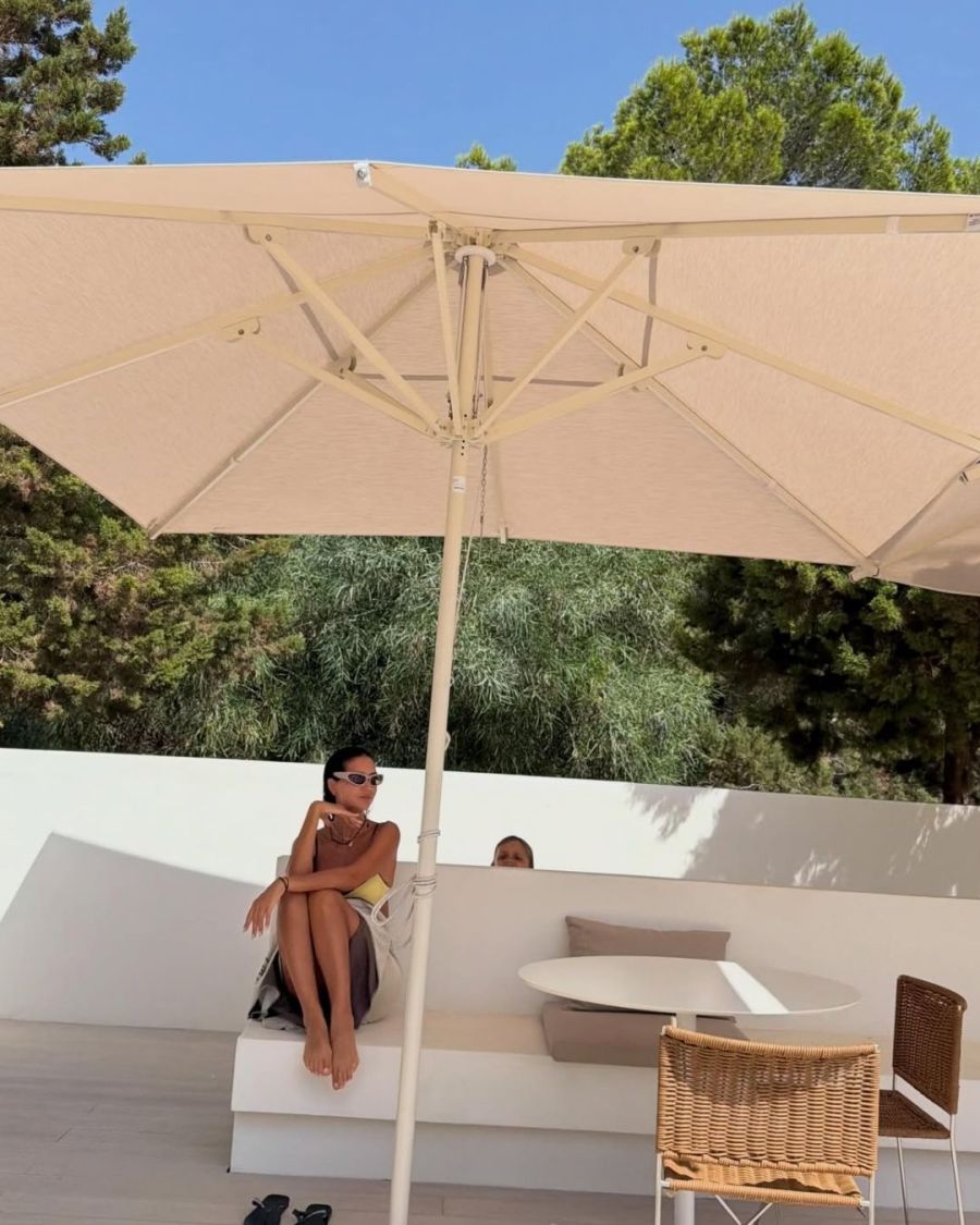 Zaira Nara en su casa de Formentera